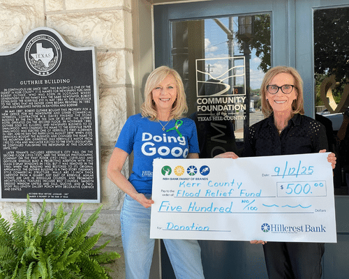 Vista Bank, formerly Hillcrest Bank Doing Good Week