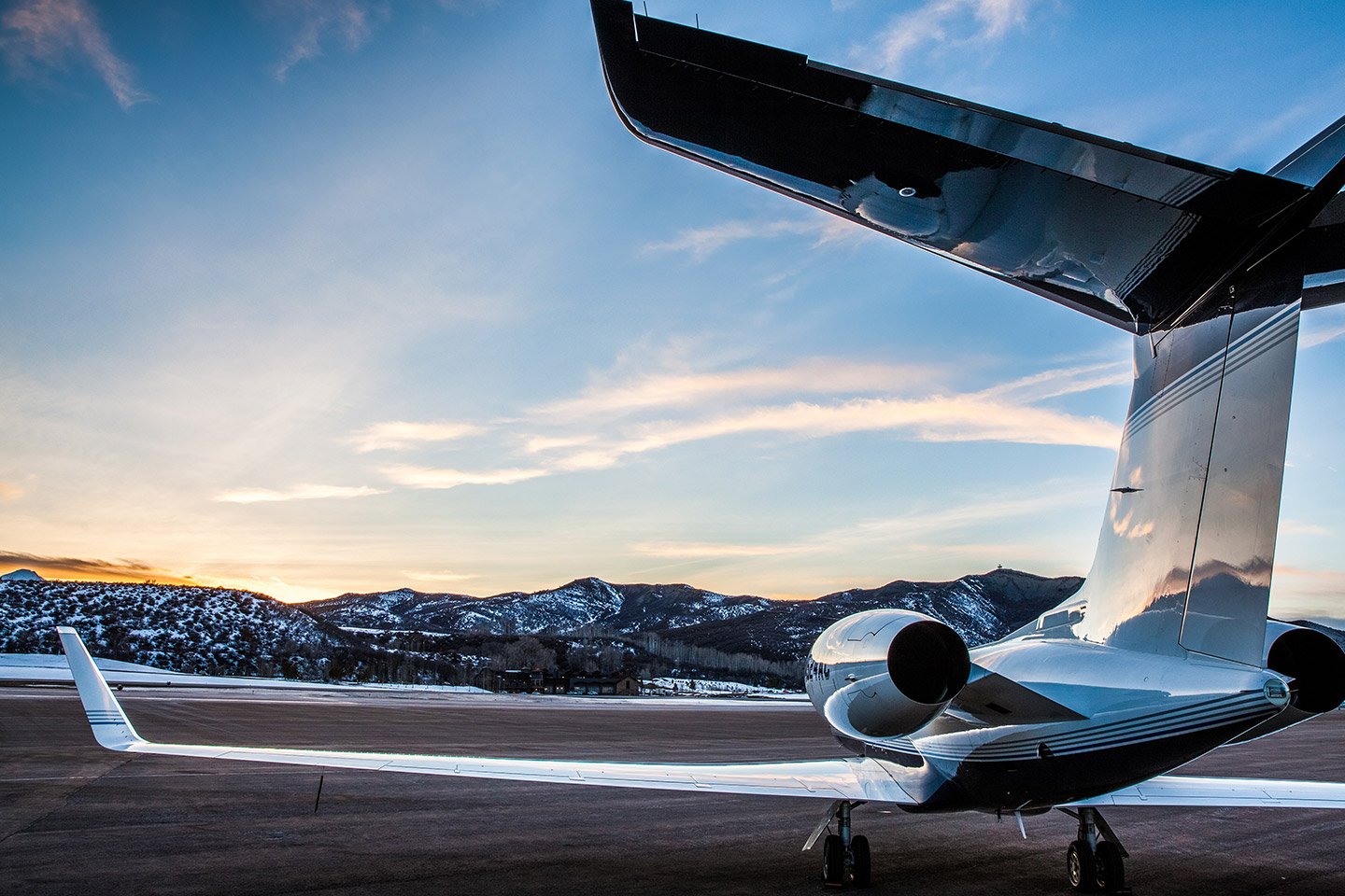 Plane in Aspen, Colorado