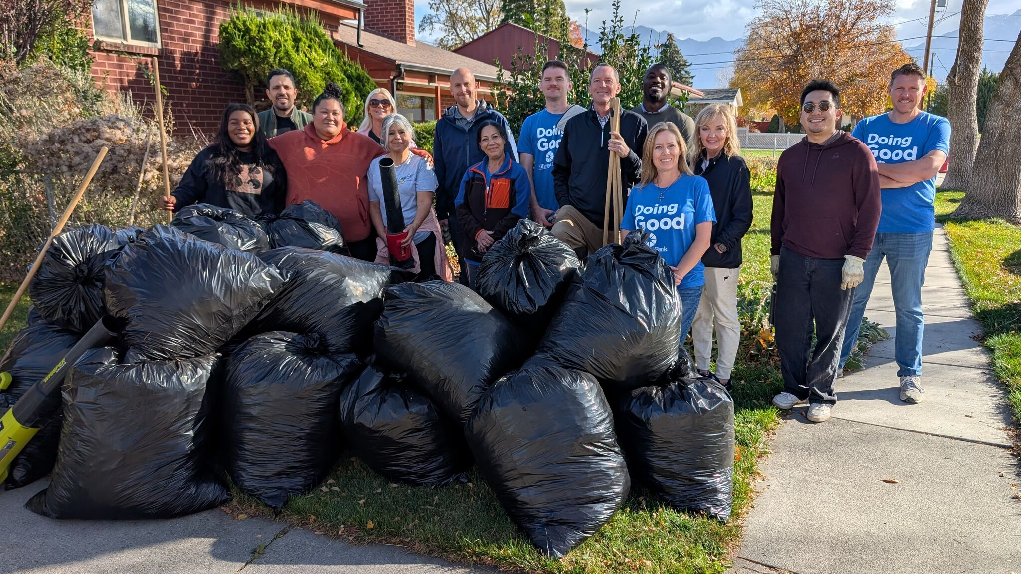 Vista Bank Doing Good at Rake Up Provo, Utah